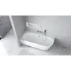 SUSSI L Voľne stojaca rohová vaňa, liaty mramor 150x70x49,5 Náhľad obrázku produktu 3