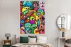 MuchoWow® Poster Monster - Muster - Gemüse - Blumen - Produktbild-Vorschau 4