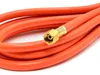 A coiled orange gas hose with a brass fitting. Anteprima dell’immagine prodotto