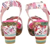 Laura Vita Damen Sandalette Blockabsatz Plateau Kork NELLAO Produktbild-Vorschau 5