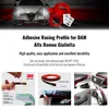Profil rouge autocollant pour pare-chocs arrière Alfa Voir les images du produit 6