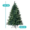 3D umelý stromček s kovovým stojanom, rôzne veľkosti-120 cm Náhľad obrázku produktu 2