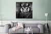 MuchoWow® Poster Vogel - Eule - Porträt - Schwarz - Weiß Produktbild-Vorschau 5