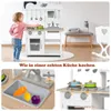 COSTWAY Kinderküche Holz, Kinder Spielküche mit Zubehör, Produktbild-Vorschau 4