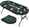 COSTWAY Pokertisch klappbar für 8 Spieler, Spieltisch mit Produktbild-Vorschau 1