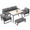Set di mobili da giardino Fliek, 5 pezzi, set da salotto da Anteprima dell’immagine prodotto 8