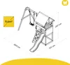 A diagram of a WICKEY play tower with dimensions and area indicated. Produktbild-Vorschau
