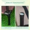 PawHut Erhöhtes Hundebett mit Baldachin Outdoor Kaffee 61 x Produktbild-Vorschau 8