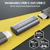 deleyCON USB-C Kupplung 40Gbps, 240W, 8K60Hz, USB 4.0 Produktbild-Vorschau 4