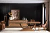Luxus Lehnstuhl Polster Stühle Loft Designer Möbel Schwarz Produktbild-Vorschau 9