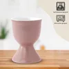 Set di 6 portauovo, Ø 5x7 cm, in ceramica rosa Anteprima dell’immagine prodotto 4
