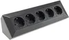 5-fach Steckdosenblock, anthrazit250V/ 16A, Aufbaumontage Produktbild-Vorschau 6