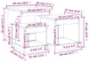 vidaXL Couchtische 3 Stk. Räuchereiche Holzwerkstoff Produktbild-Vorschau 8