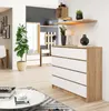 Kommode – Sideboard – Schubladenkommode – 120 cm – Sonoma Produktbild-Vorschau 3