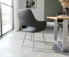 DELIFE Esszimmerstuhl Yago-Flex mit Armlehnen Echt-Leder Produktbild-Vorschau 5