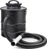 A black ash vacuum cleaner with a hose and nozzle is shown against a white background. Produktbild-Vorschau