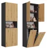 Topeshop NEL 2K DK ANT/ART KP, Grafit, Dub, Voľne stojace, Náhľad obrázku produktu 1