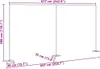 vidaXL Arco nuziale dorato 657 x 35 x 300 cm in acciaio Anteprima dell’immagine prodotto 8