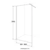 Home Deluxe - Cabina doccia - BAKI - larghezza: 140 cm, Anteprima dell’immagine prodotto 6