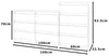 STIV Möbel | Kommodenset mit 10 Schubladen (6+4) | Weiß Produktbild-Vorschau 7