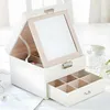 Schmuckschatulle Ring-Organizer mit Schublade - creme Produktbild-Vorschau 5