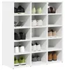 vidaXL Szafka na buty z półką Biała 77,5 x 30 x 83,5 cm Podgląd zdjęcia produktu 3