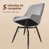 Duhome Lot de 2 chaises de salle à manger rembourrées en Voir les images du produit 8