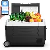 55L Kompressor Kühlbox Dual Zone bis -20℃, 12/24V DC & 230V Produktbild-Vorschau 1