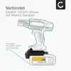 CELLONIC Akku-Adapter kompatibel mit DeWalt / Milwaukee Produktbild-Vorschau 3