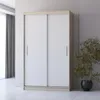 A modern sliding door wardrobe in a room with minimalist decor. Náhled obrázku produktu