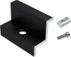 10st Endklemme 40mm mit Schraubenset Schwarz Photovoltaik Produktbild-Vorschau 1
