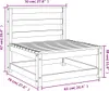 vidaXL Gartensofas ohne Armlehnen 3 Stk. 70x70x67 cm Produktbild-Vorschau 8