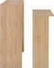 vidaXL Barový stôl s 2 doskami dubový vzhľad 130x40x120 cm Náhľad obrázku produktu 5