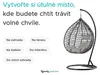 Bílé závěsné křeslo KOKON se stojanem, bílo-šedý polštář Náhled obrázku produktu 10