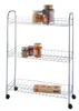 WENKO Roll Regal SLIM Wagen Rollen Ablagen 3 Körbe Bad Produktbild-Vorschau 1