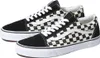 A pair of Vans Old Skool sneakers with a black and white checkerboard pattern. Voir les images du produit