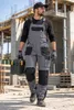 Arbeitslatzhose - graue Latzhose 58 - strapazierfähige Produktbild-Vorschau 2
