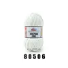 A ball of white yarn with a label. Náhľad obrázku produktu