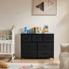 Schubkastenkommode Kommode mit 7 Schubladen aus Stoff Produktbild-Vorschau 3