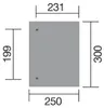 Terrassenüberdachung 671 Gr.1 B x T x H 300 x 250 x 267 Produktbild-Vorschau 3
