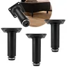 HOOZ® Möbelfüße Edelstahl Schwarz Matt 100 mm 4er Set Produktbild-Vorschau 1