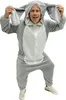 A person wearing a grey bunny costume. Produktbild-Vorschau