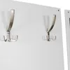 FineBuy Wand-Garderobe SALERNO Weiß mit Garderobenpaneel Produktbild-Vorschau 3