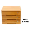 Schreibtisch Aufbewahrungsbox Organizer  mit abschließbaren Produktbild-Vorschau 4