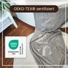 Saunatuch 80x200 cm saugstark 100% Baumwolle grau Produktbild-Vorschau 5