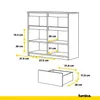FURNICA - NOAH - Kommode / Sideboard mit 2 Schubladen und 2 Produktbild-Vorschau 5