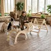 ACXIN 7-in-1 Klettergerüst Indoor Holz, klappbares Produktbild-Vorschau 9