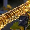 Fiqops LED Leuchtschlauch Solar Lichterkette Aussen,mit Produktbild-Vorschau 1