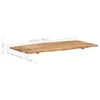 Stolní deska masivní akáciové dřevo 118 x (50–60) x 2,5 cm Náhled obrázku produktu 4