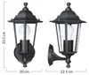 MONZANA® Außenlampe Anthrazit Wetterfest IP44 Alu E27 Produktbild-Vorschau 5